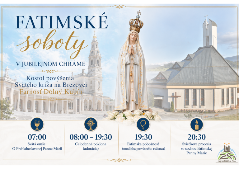 Fatimské soboty v jubilejnom chráme