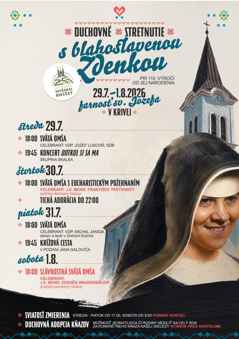 Duchovné stretnutie s blahoslavenou Zdenkou